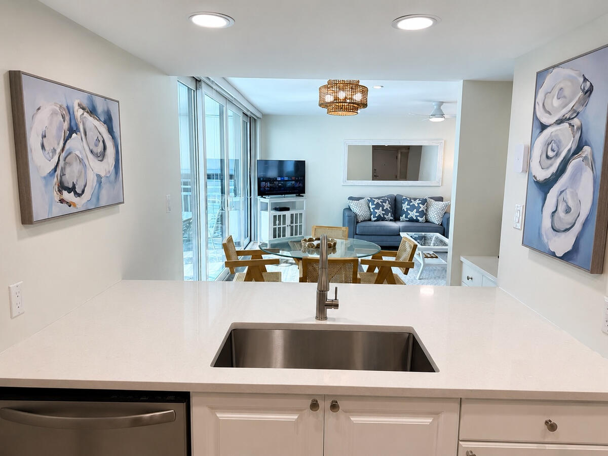 Unit 310: Living Room through Kitchen